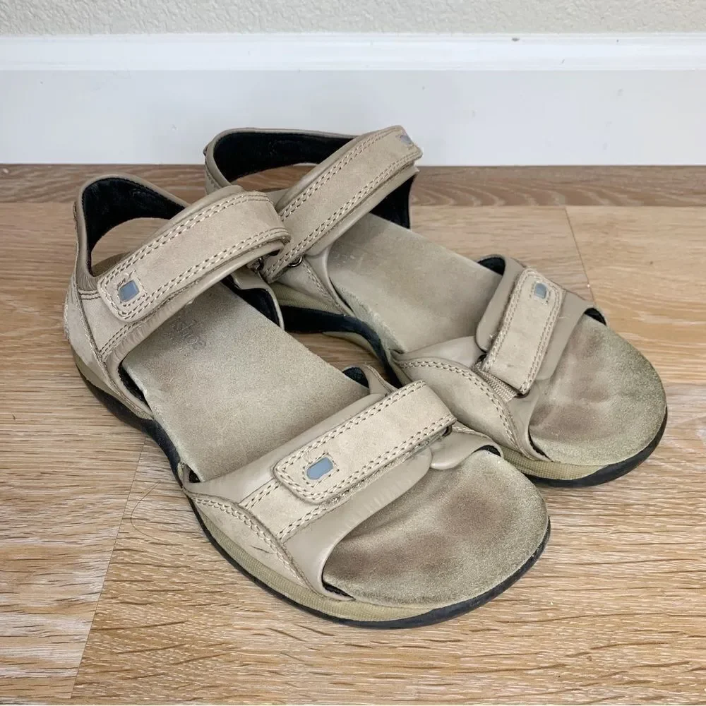 Soft Shoe by Medicus Sand Adjustable Strap Sandals, Size 7